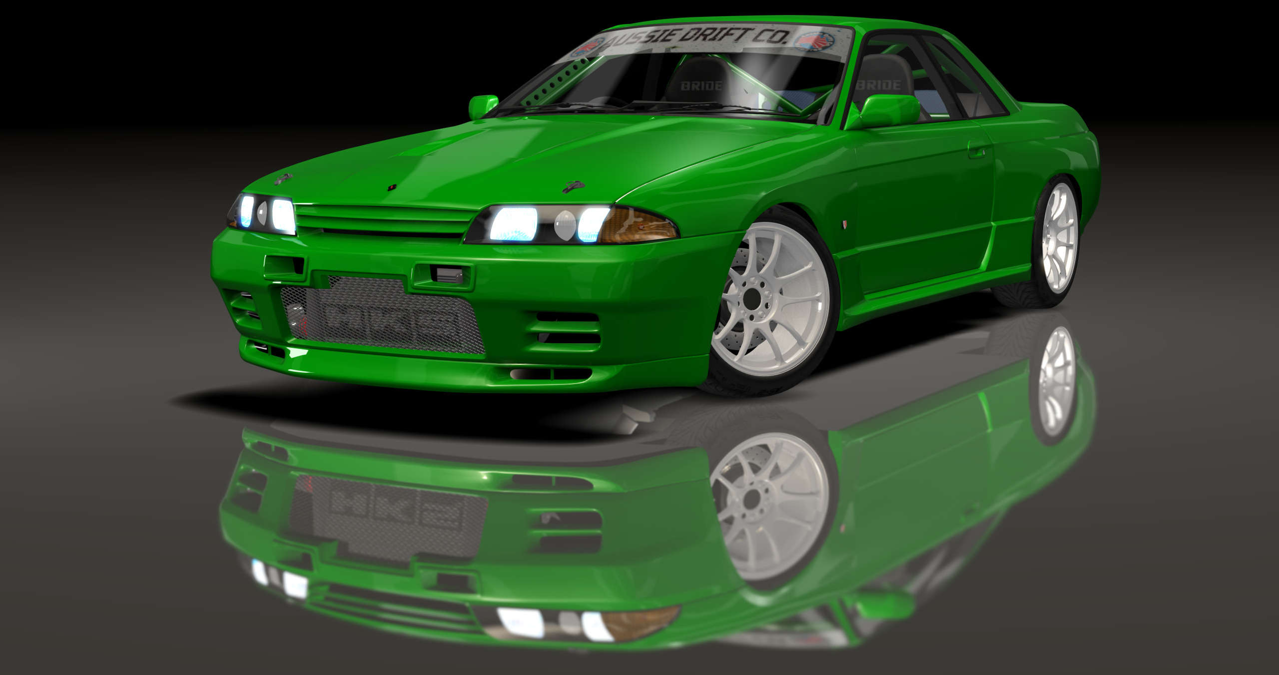 ADC Nissan Skyline R32  420, skin Green