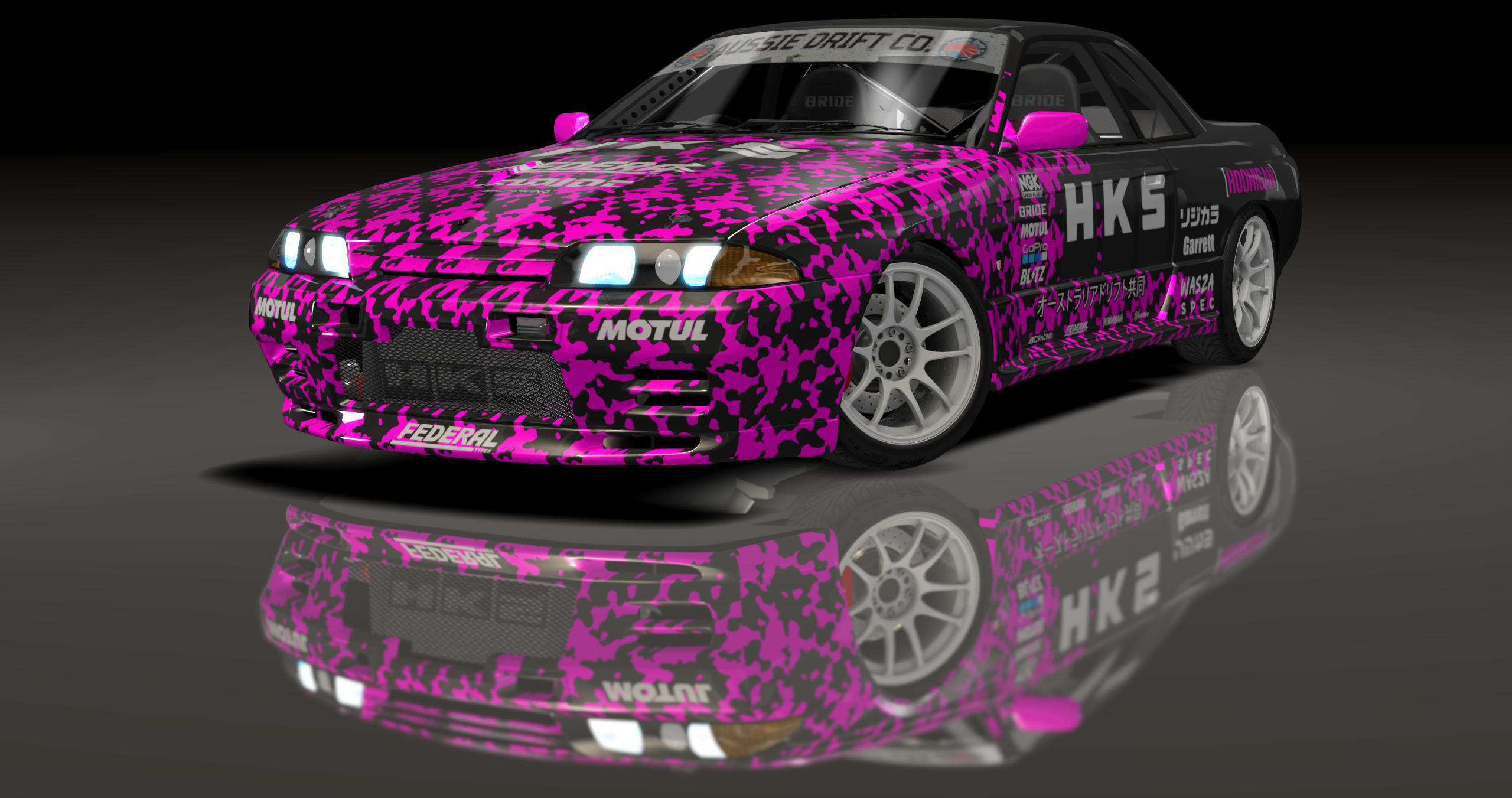 ADC Nissan Skyline R32  420, skin HKS - Wazza Spec