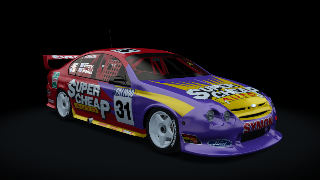 AKR Ford AU2 Falcon V8SC, skin 2000_bathurst_031_ellery