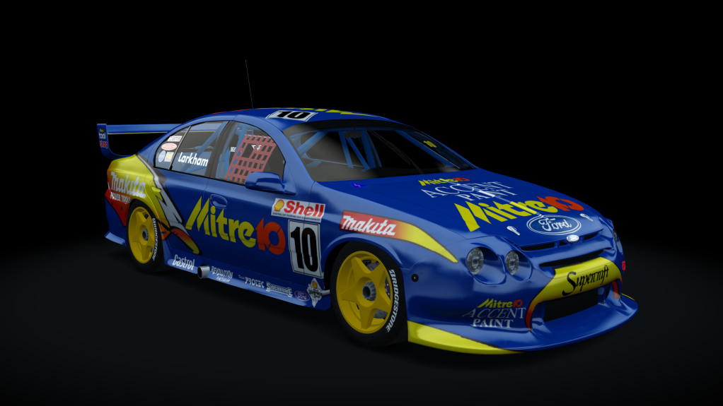 AKR Ford AU2 Falcon V8SC, skin 2001_atcc_010_mitre10