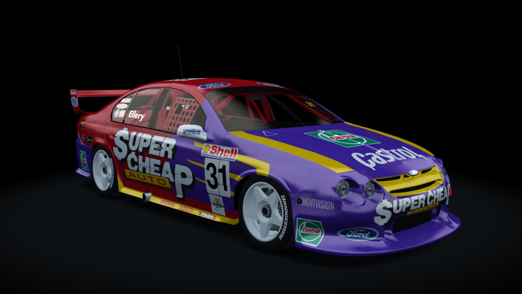 AKR Ford AU2 Falcon V8SC, skin 2001_atcc_031_ellery