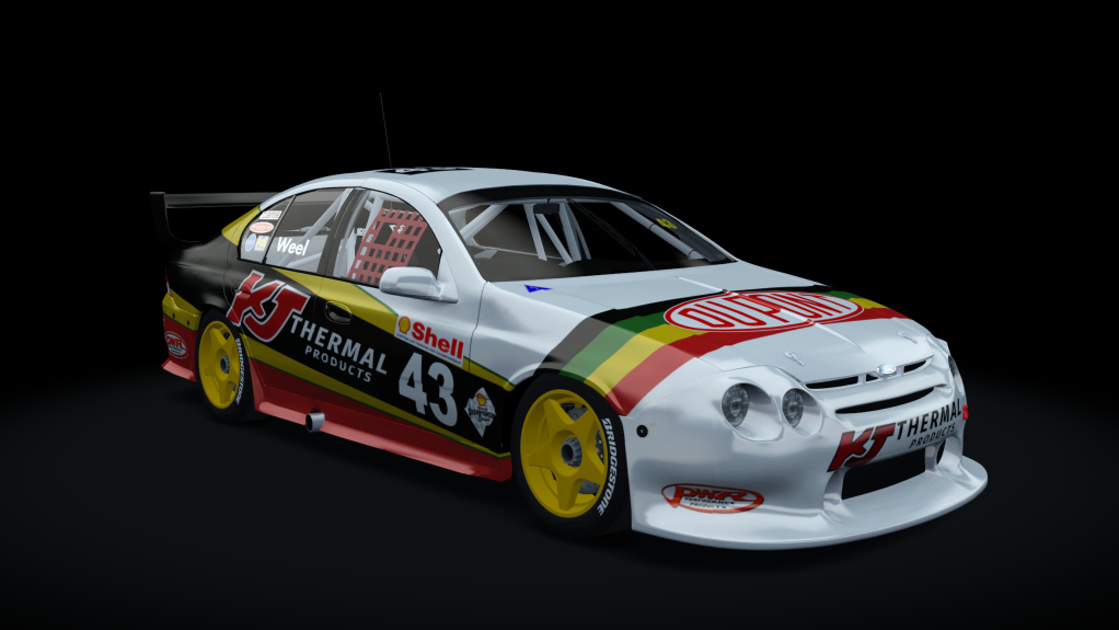 AKR Ford AU2 Falcon V8SC, skin 2001_atcc_43_weel