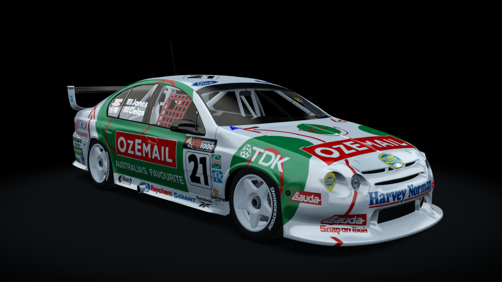 AKR Ford AU2 Falcon V8SC, skin 2001_bathurst_021_jones