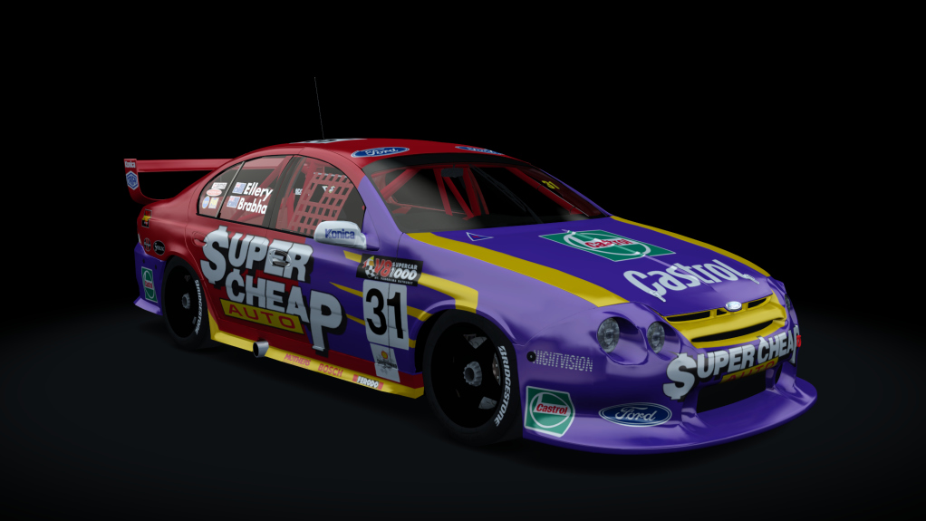 AKR Ford AU2 Falcon V8SC, skin 2001_bathurst_031_ellery