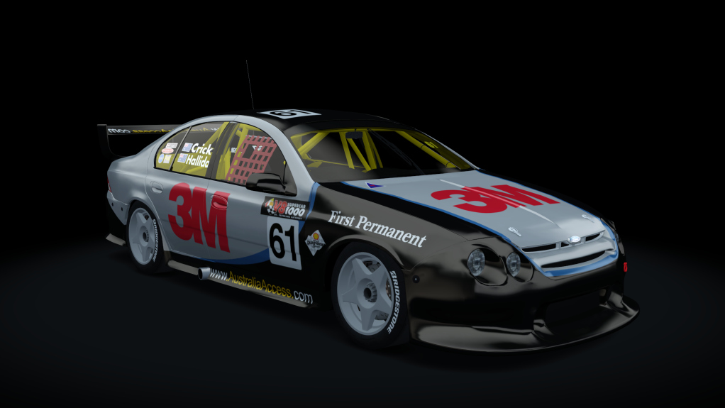 AKR Ford AU2 Falcon V8SC, skin 2001_bathurst_061_crick