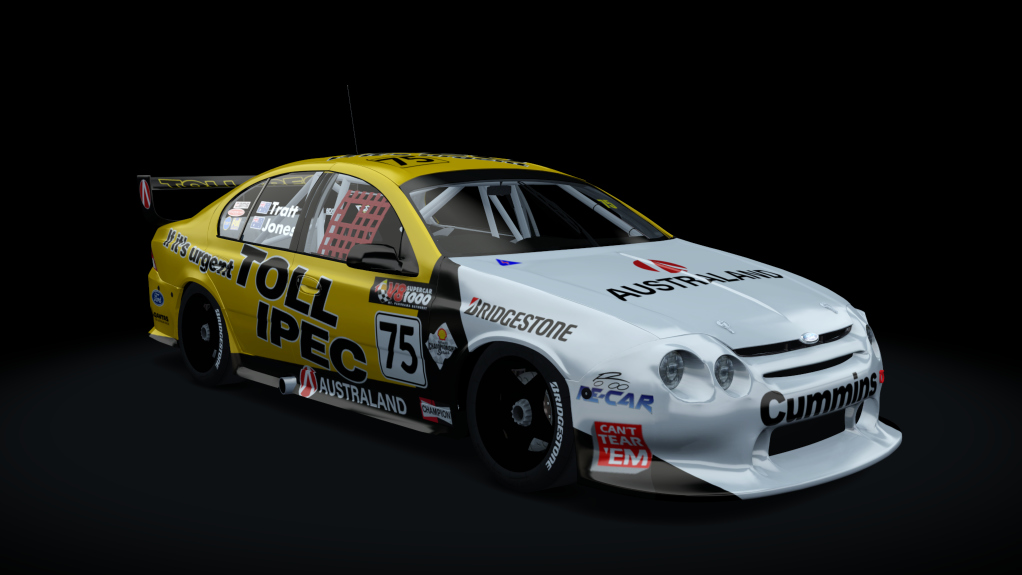 AKR Ford AU2 Falcon V8SC, skin 2001_bathurst_075_toll