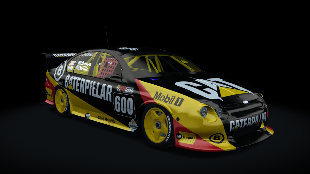 AKR Ford AU2 Falcon V8SC, skin 2001_bathurst_600_bowe