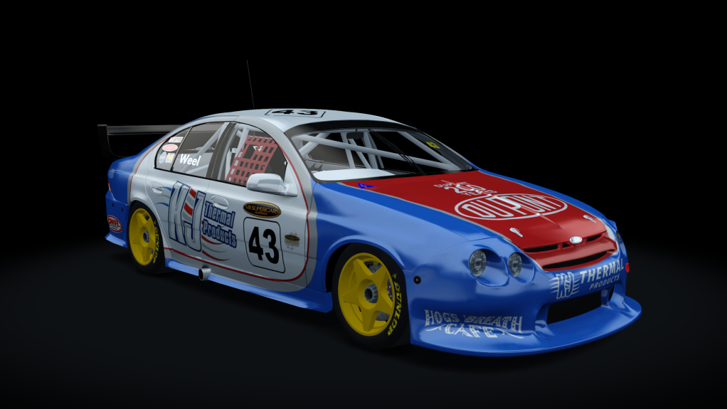 AKR Ford AU2 Falcon V8SC, skin 2002_atcc_43_weel