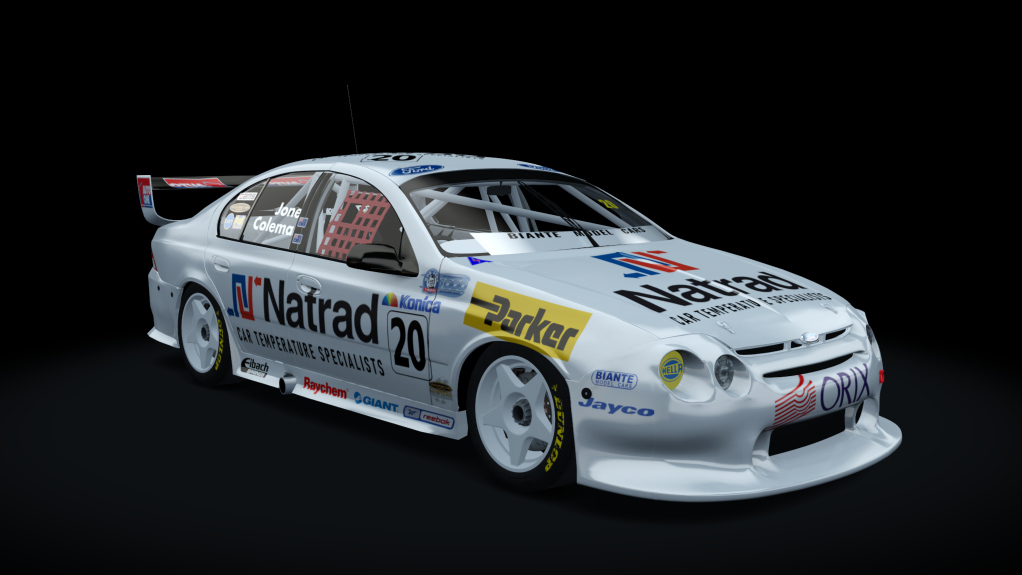 AKR Ford AU2 Falcon V8SC, skin 2002_bathurst_020_jones