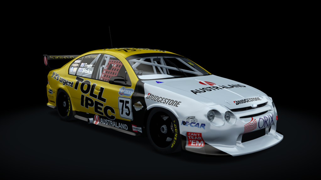 AKR Ford AU2 Falcon V8SC, skin 2002_bathurst_075_toll