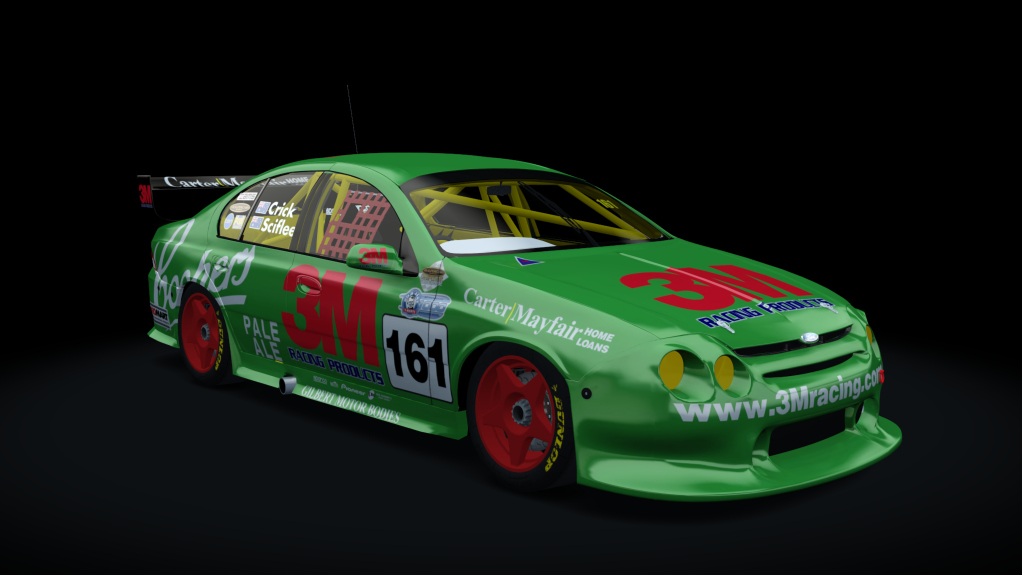 AKR Ford AU2 Falcon V8SC, skin 2002_bathurst_161_coopers