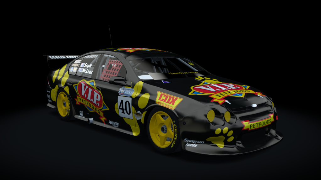 AKR Ford AU2 Falcon V8SC, skin 2002_bathurst_40_petfoods