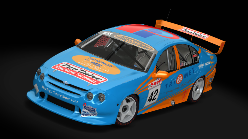 AKR Ford AU2 Falcon V8SC, skin au2_alexfaire_42