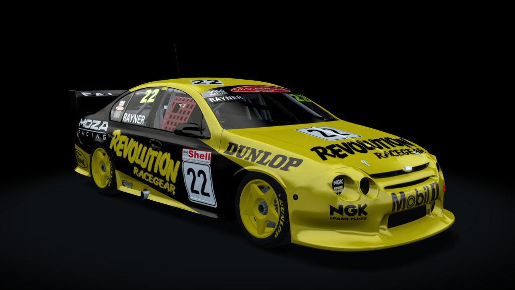 AKR Ford AU2 Falcon V8SC, skin au2_harrisonrayner_22