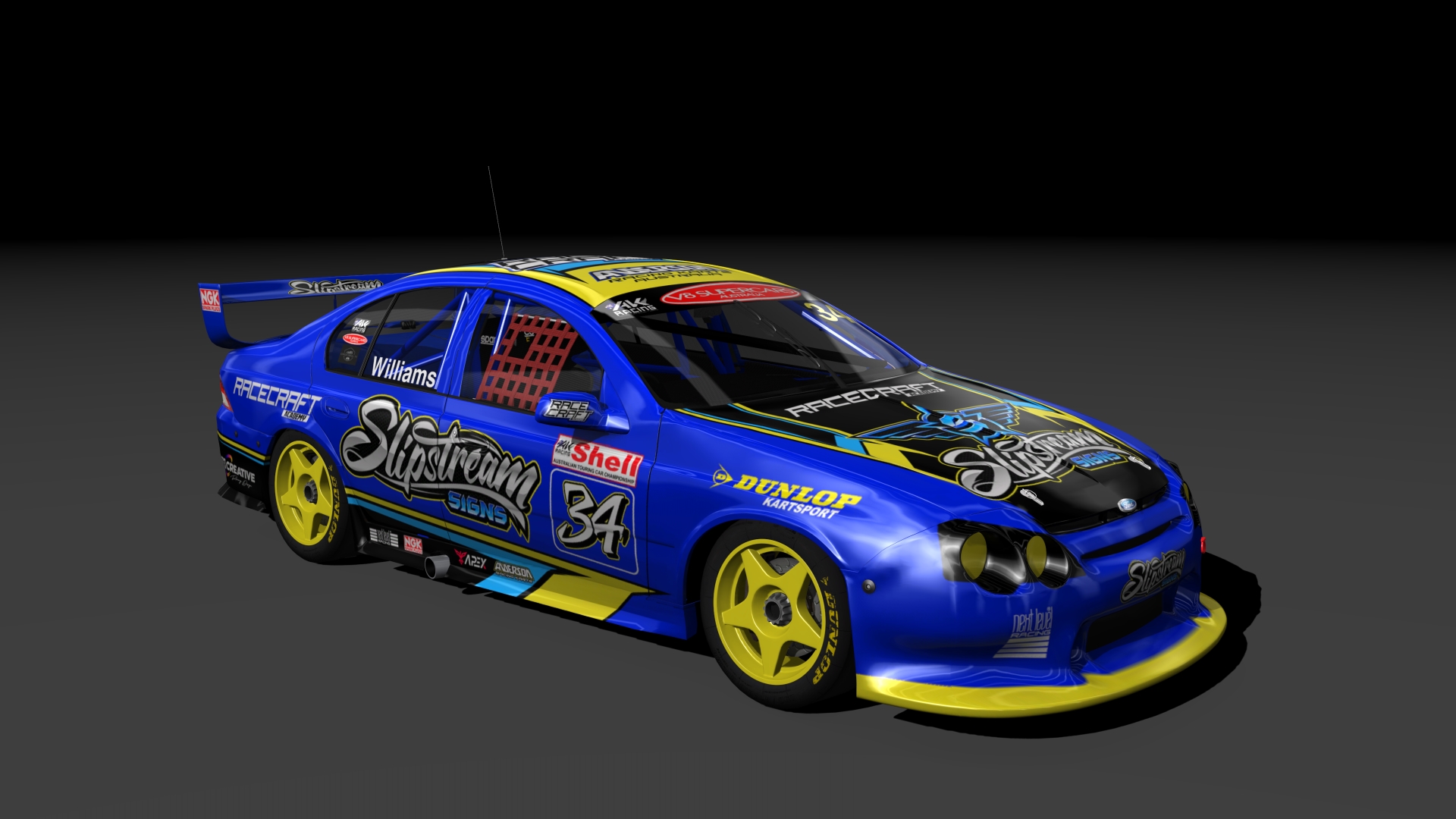 AKR Ford AU2 Falcon V8SC, skin au2_tylerwilliams_34