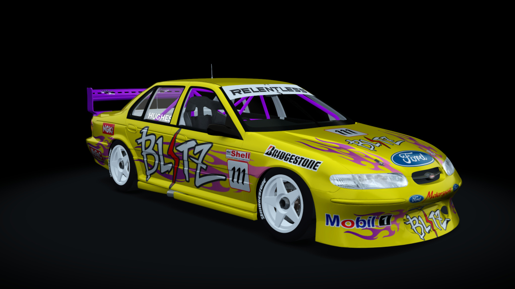 AKR Ford EL Falcon V8SC, skin nathan_hughes_atcc