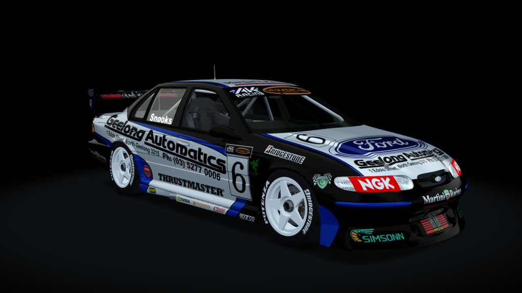 AKR Ford EL Falcon V8SC, skin ryansnooks_6_geelongautomatics