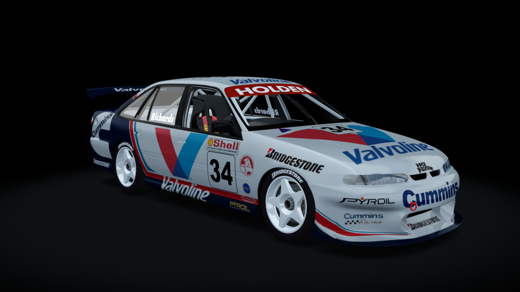 AKR Holden VS Commodore V8SC, skin 1997_valvoline_34_atcc