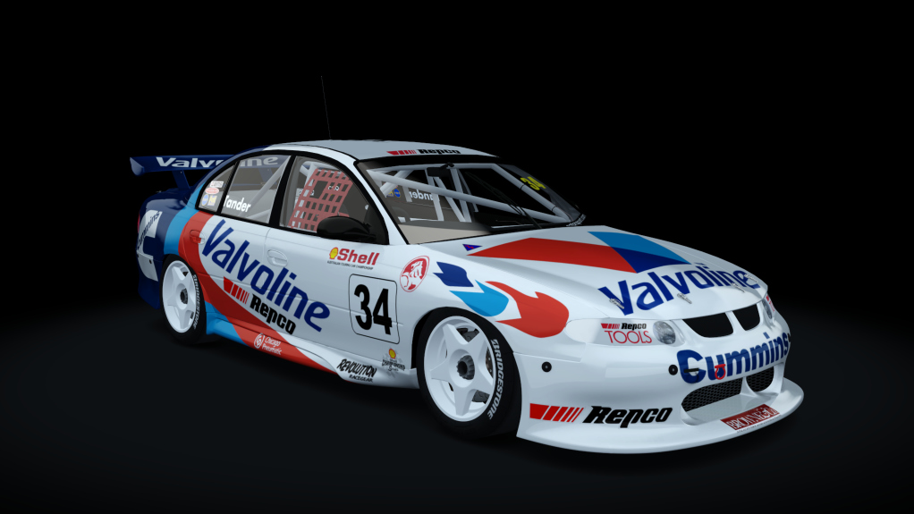 AKR Holden VX Commodore V8SC, skin 2001_atcc_34_garry_rodgers