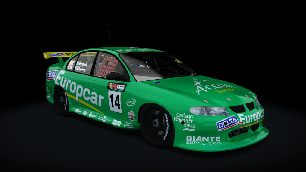 AKR Holden VX Commodore V8SC, skin 2001_bathurst_014_europcar