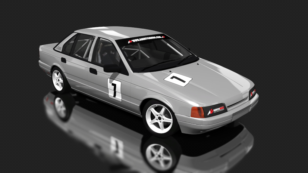 Saloon Car - Ford EA, skin Grey_7