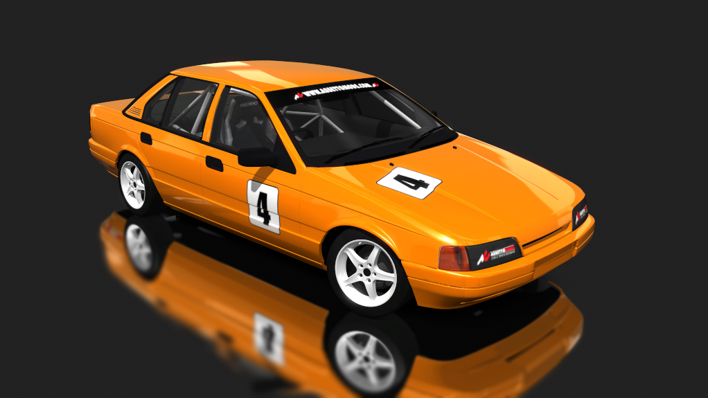 Saloon Car - Ford EA, skin Orange_4