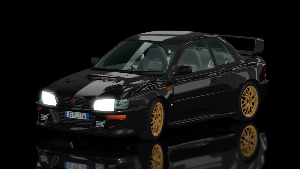 Japan Sportcar Youngtimer 1 - Subaru Impreza 22B STi, skin black