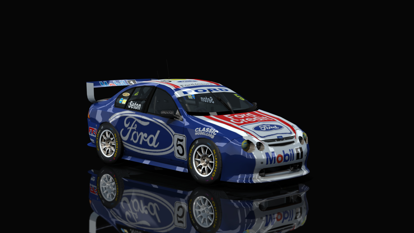 Aussie Racing Cars (EARC) Ford Falcon AU, skin Ford Tickford Racing 2001 5