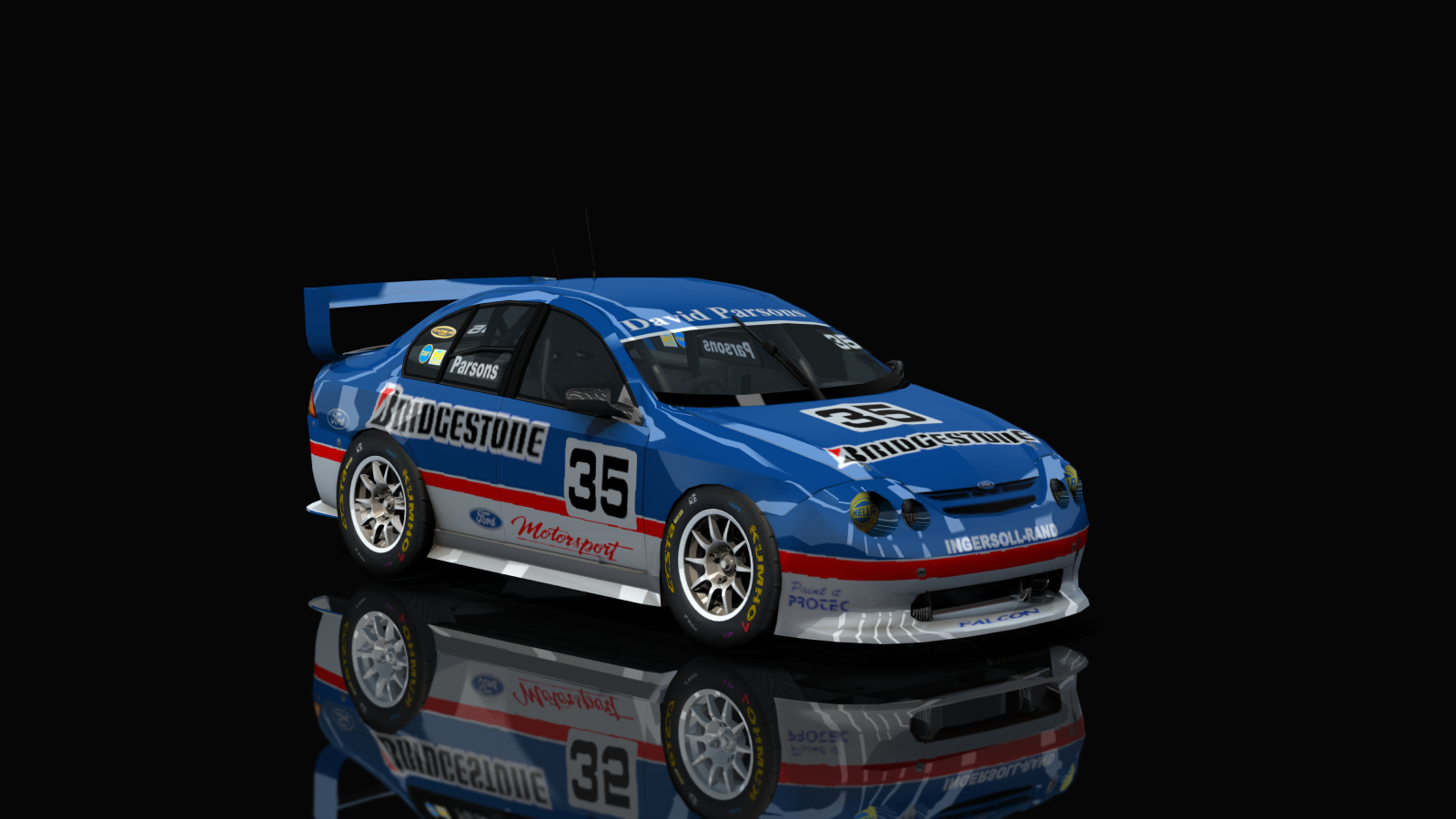 Aussie Racing Cars (EARC) Ford Falcon AU, skin Glenn Seton Racing 1995 35