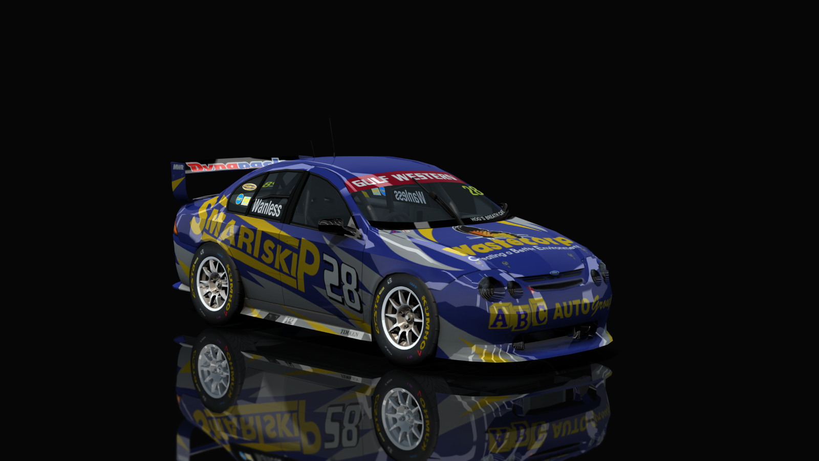 Aussie Racing Cars (EARC) Ford Falcon AU, skin HPDC_2005_Matthew White Racing