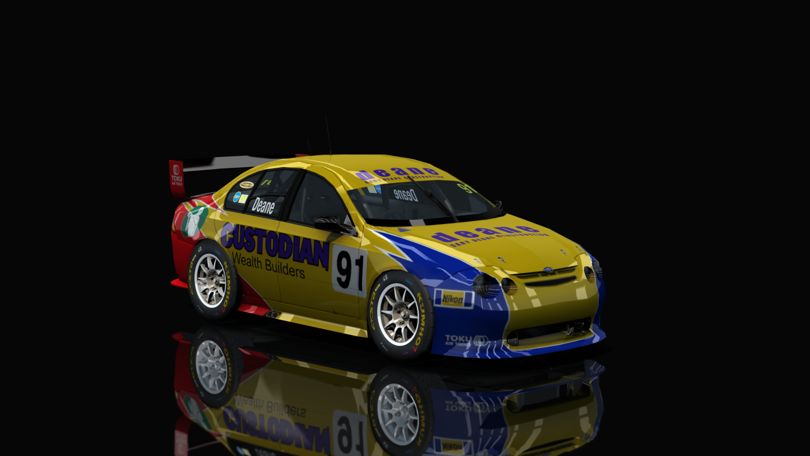 Aussie Racing Cars (EARC) Ford Falcon AU, skin HPDC_2005_Peters Motorsport