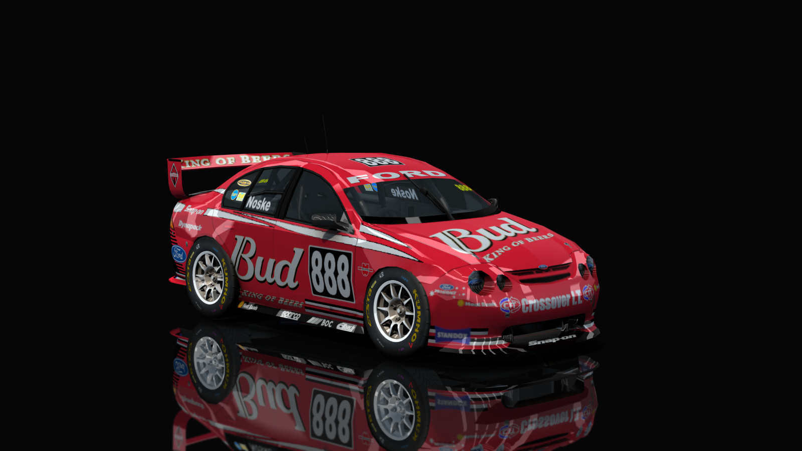 Aussie Racing Cars (EARC) Ford Falcon AU, skin Prancing Horse Racing 2001