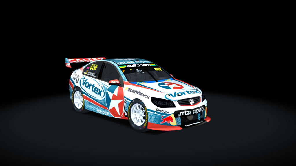 Aussie Racing Cars (EARC) Holden Commodore VF, skin 2017_Team_Vortex_R01