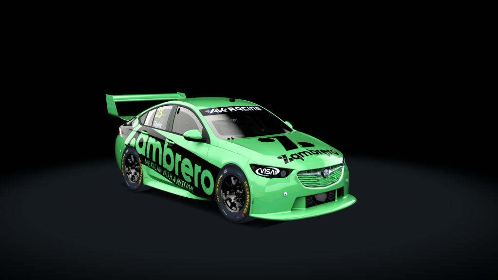 Aussie Racing Cars (EARC) Holden Commodore ZB, skin Zambreo