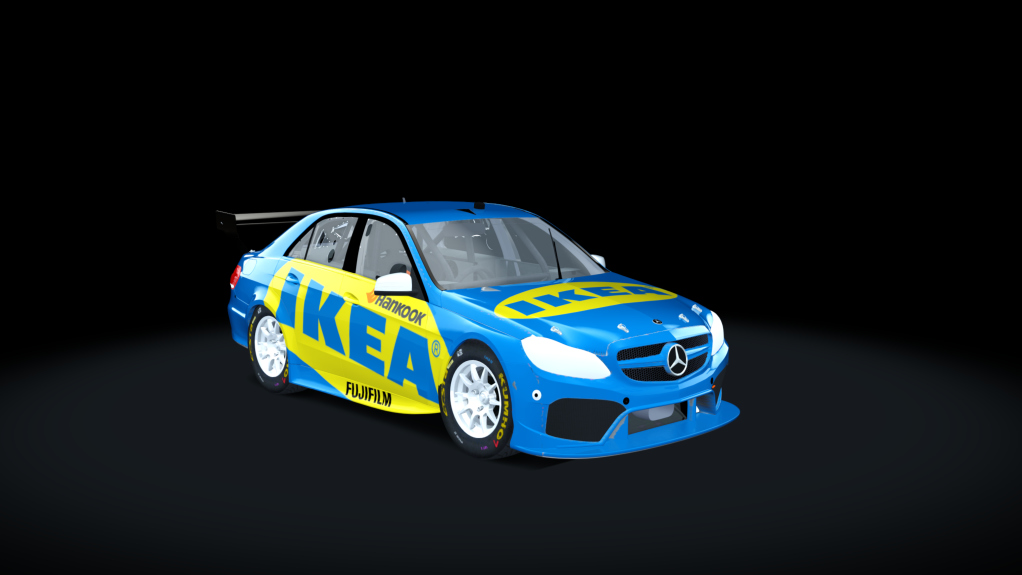 Aussie Racing Cars (EARC) Mercedes E63 AMG, skin Ikea