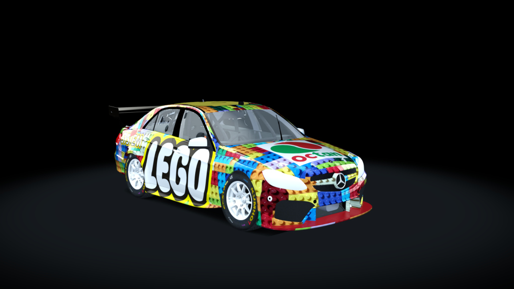 Aussie Racing Cars (EARC) Mercedes E63 AMG, skin Lego