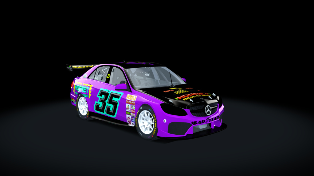 Aussie Racing Cars (EARC) Mercedes E63 AMG, skin Zak O'Reilly