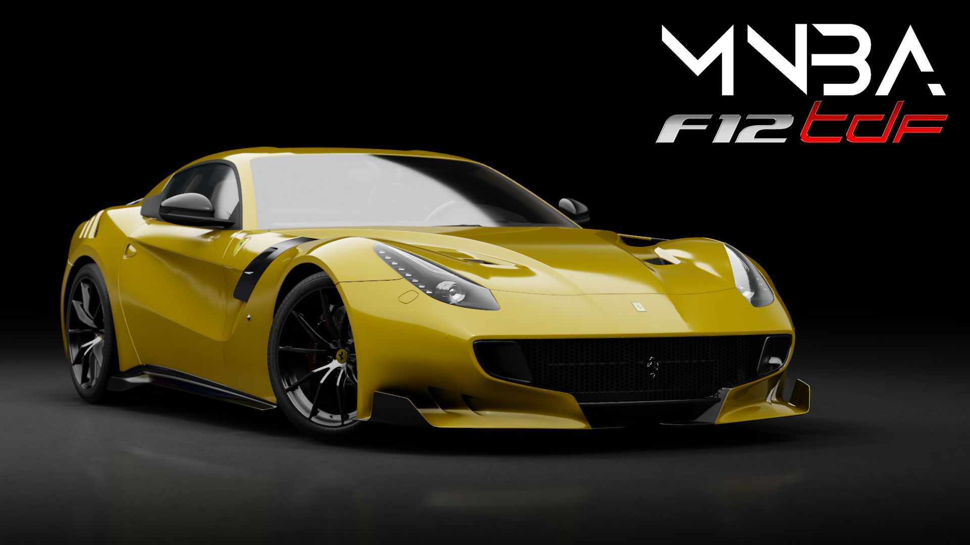 Ferrari F12 TDF, skin Giallo Modena