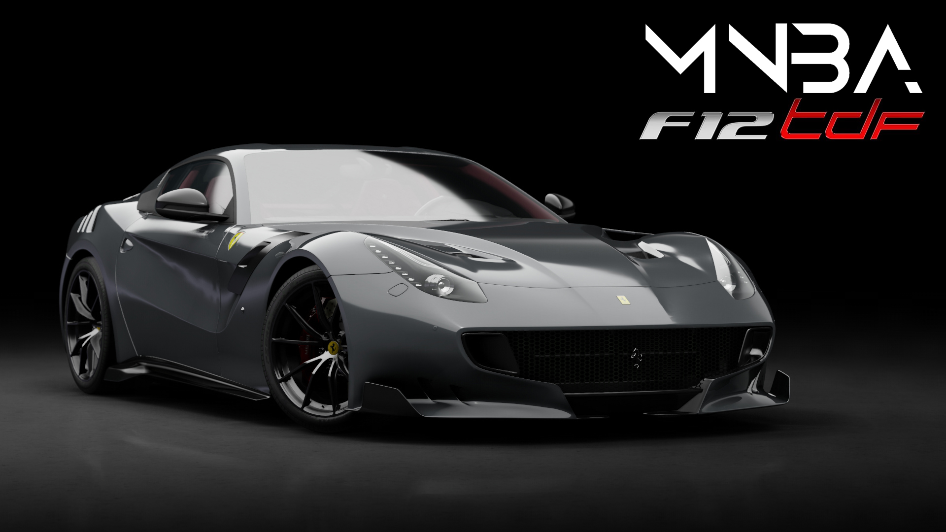 Ferrari F12 TDF, skin Grigio Silverstone