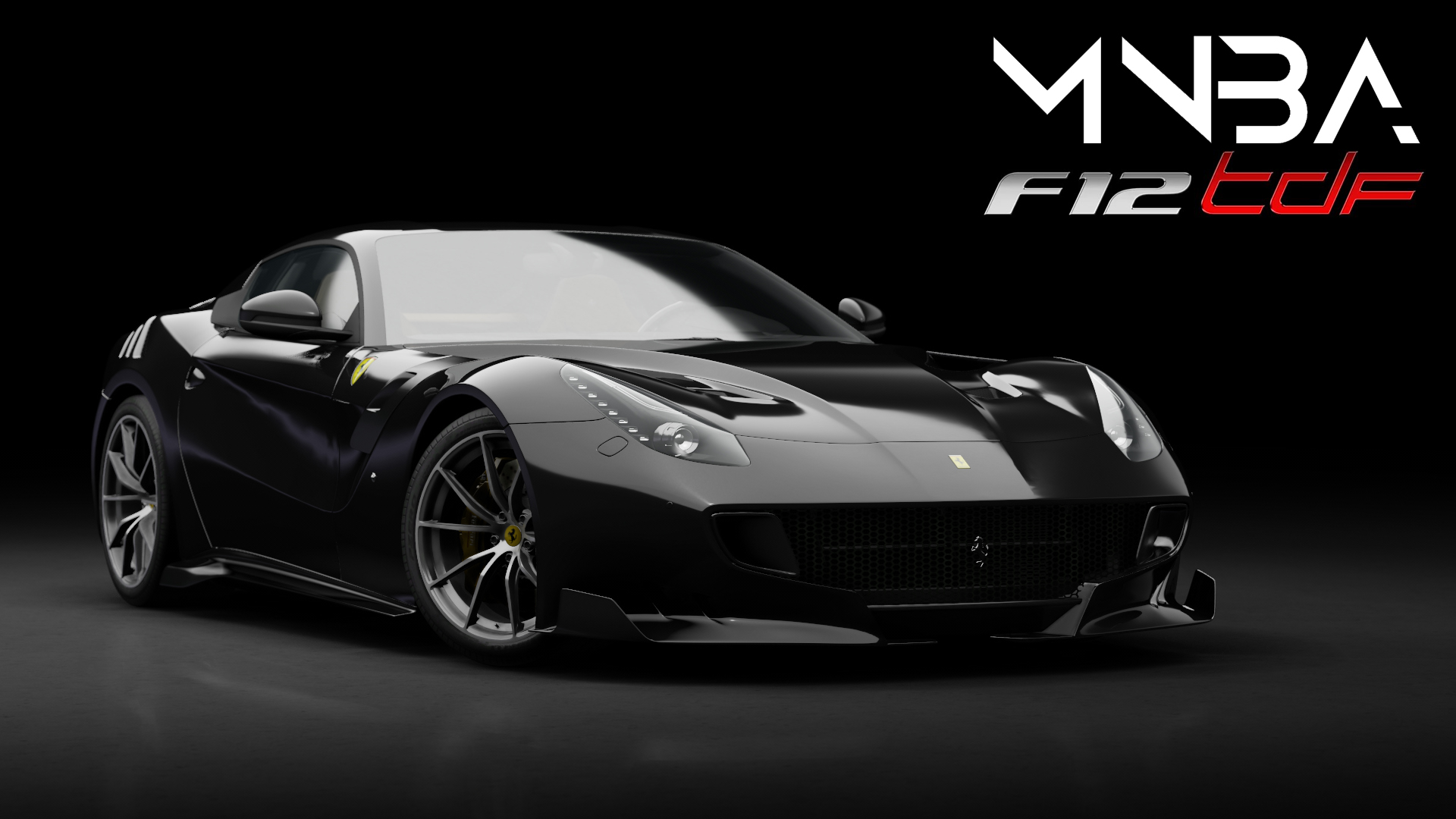 Ferrari F12 TDF, skin Nero DS 1250