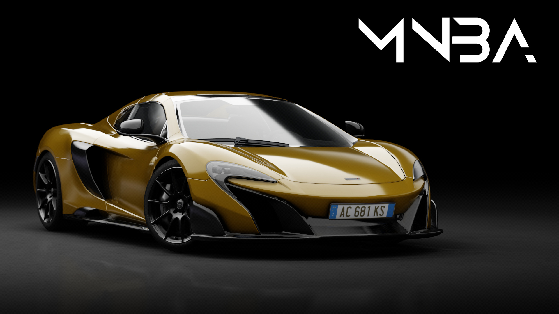 McLaren 675LT Spider, skin Ace_Yellow