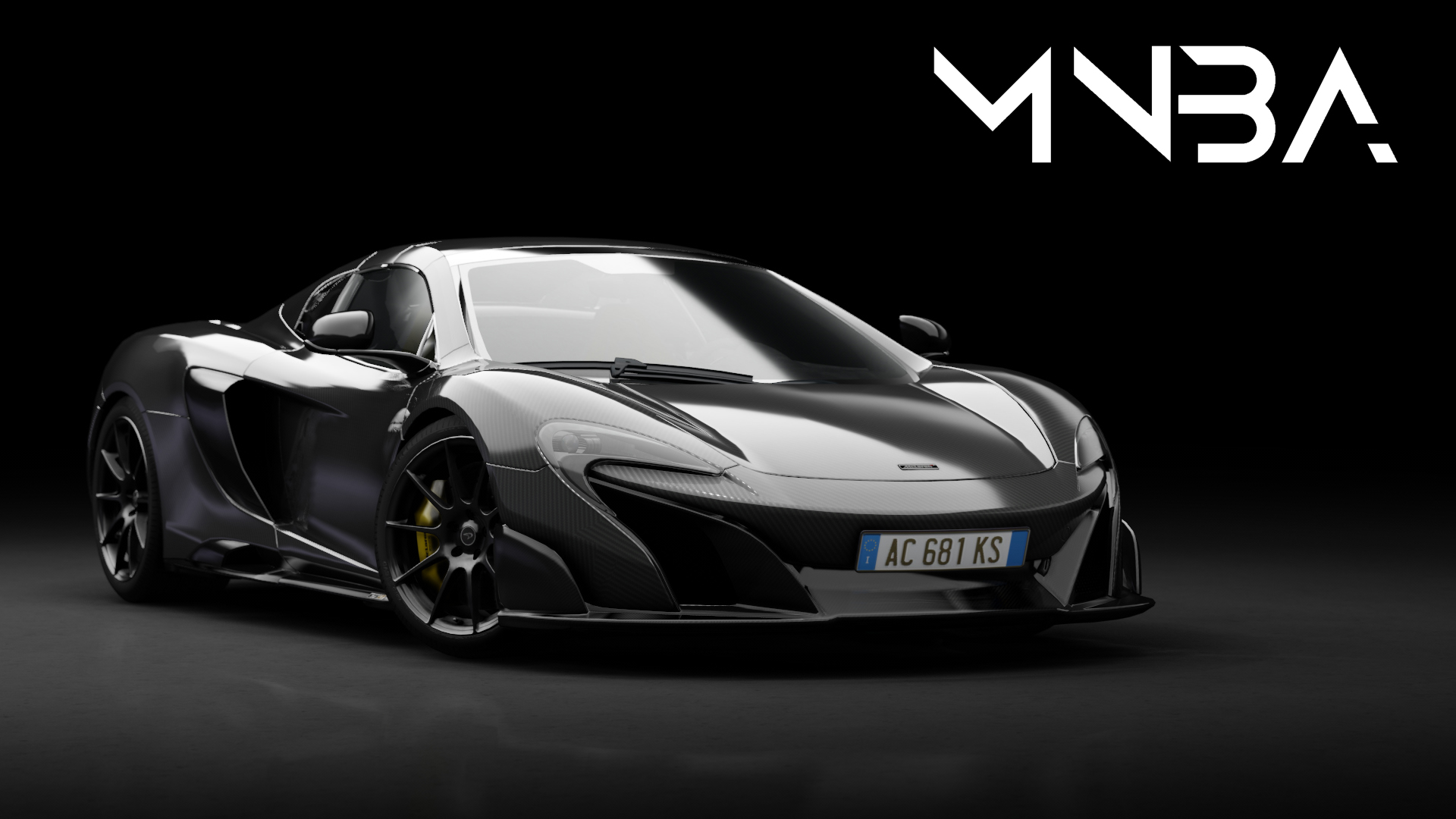 McLaren 675LT Spider, skin Carbon_Silver