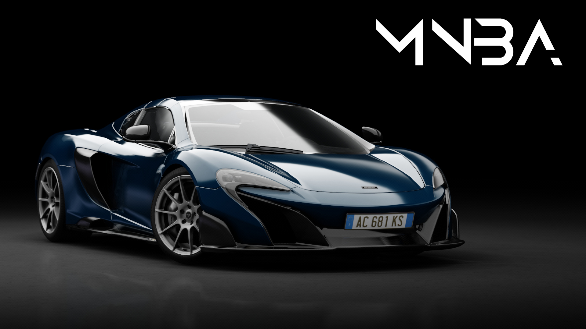 McLaren 675LT Spider, skin Dark_Blue