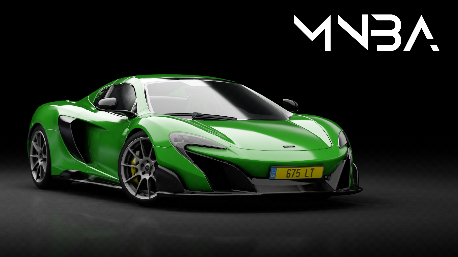 McLaren 675LT Spider, skin Green