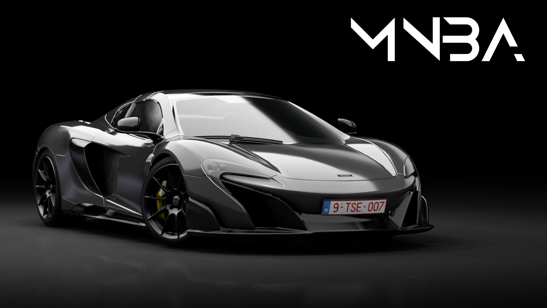 McLaren 675LT Spider, skin GunMetal_Grey