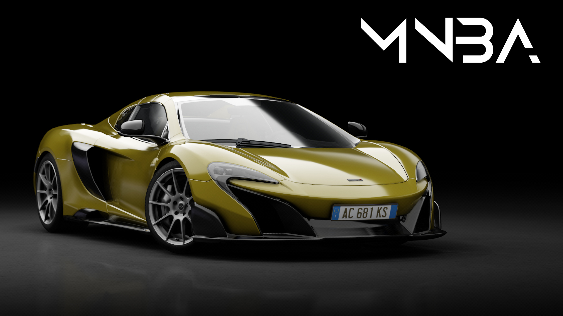 McLaren 675LT Spider, skin Light_Yellow