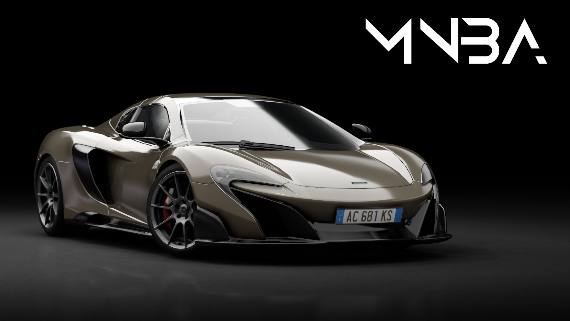 McLaren 675LT Spider, skin Sand_Brown