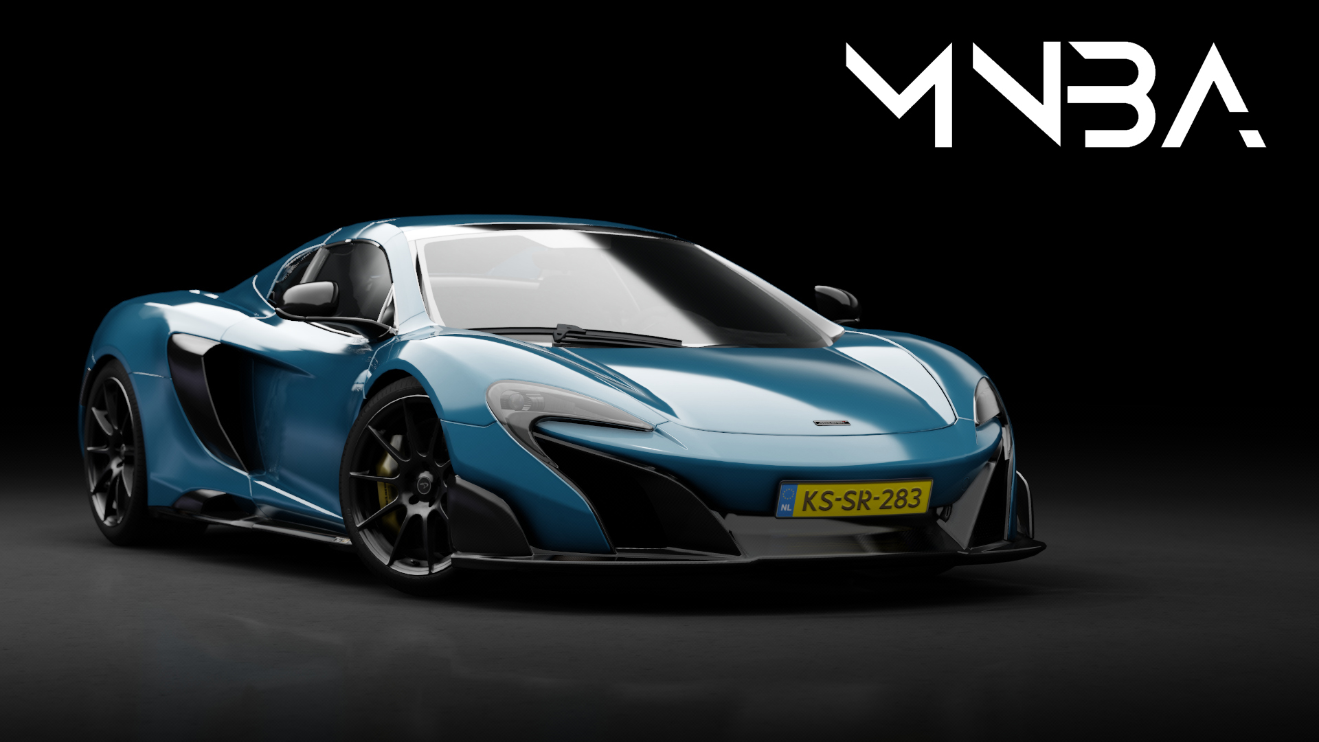 McLaren 675LT Spider, skin Santorini_Blue