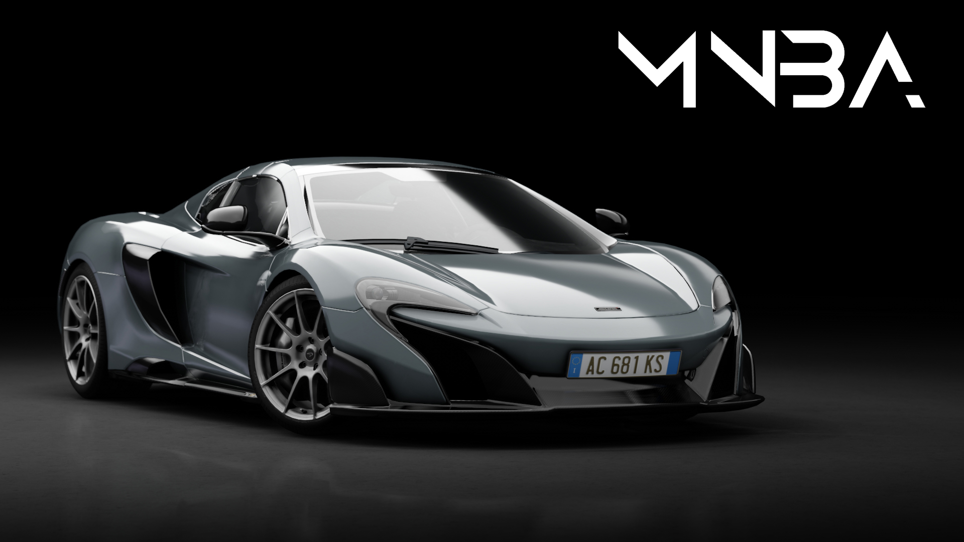 McLaren 675LT Spider, skin Silver