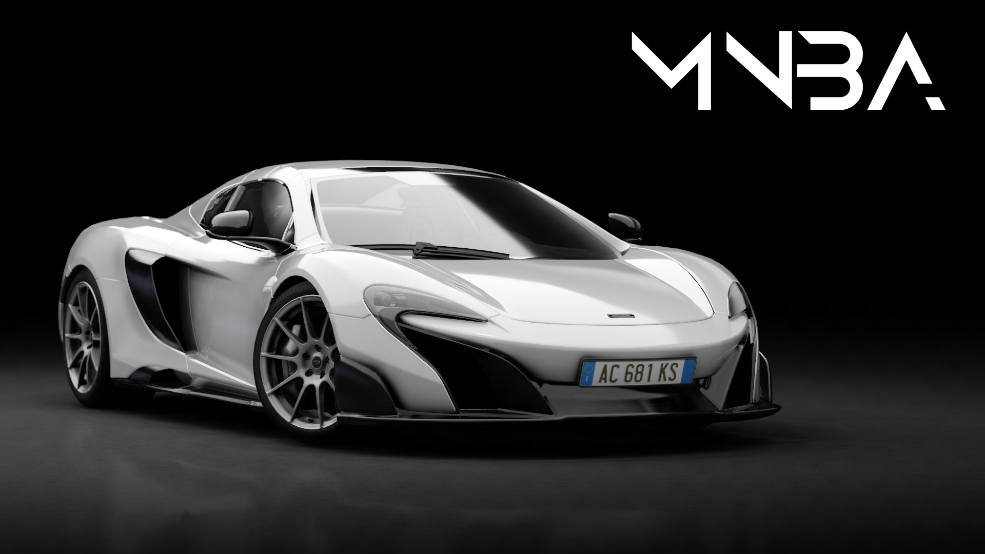 McLaren 675LT Spider, skin White